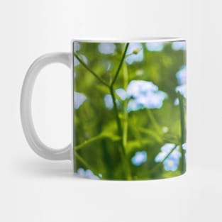 Vibrant forget-me-nots Mug